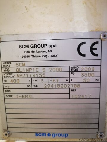 Edgebander SCM OLIMPIC S2000 S2000