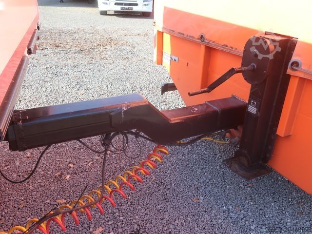 Low loader trailer Stürenberg Stürenberg Tandem Tieflader Plane Spriegel Rampen