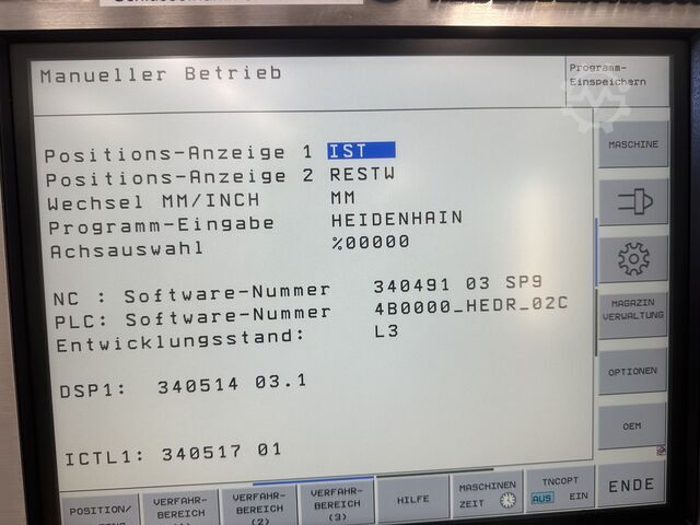 Vertikal-Bearbeitungszentrum DMG Deckel Maho DMC 1035 V