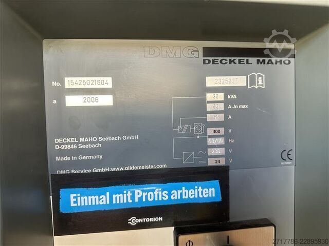 Vertikal-Bearbeitungszentrum DMG Deckel Maho DMC 1035 V