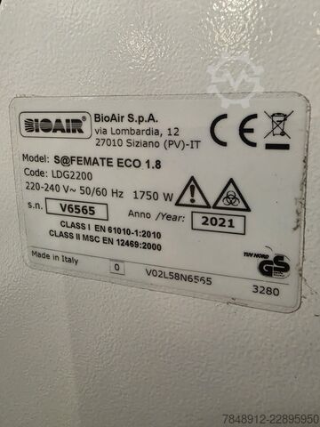 Sicherheitsgehäuse BioAir SafeMate ECO 1.8 Class II Biological Safety Cabinet – 1.8