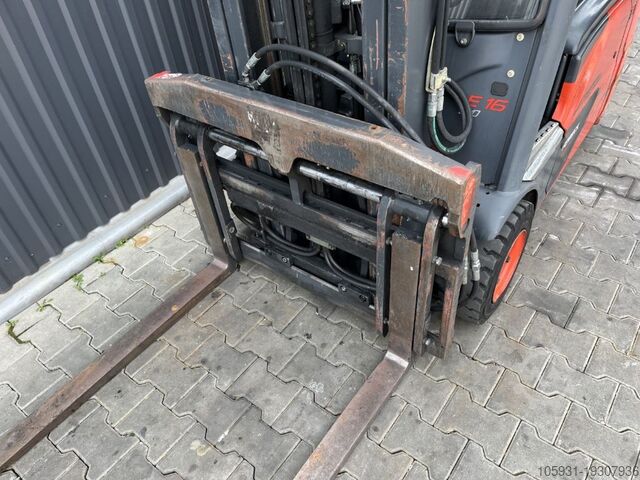 Electric 3-wheel forklift Linde E16C-02