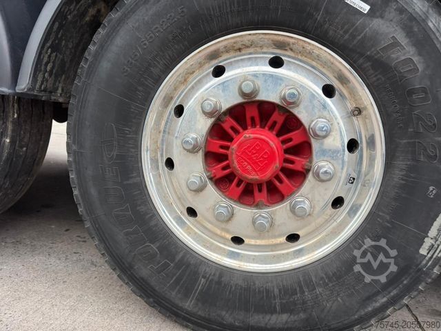 Auflieger mit offener Pritsche SCHWARZMÜLLER J903 *LADEKRAN * KENNIS KRAN * ALCOA *LIIFT&LENK