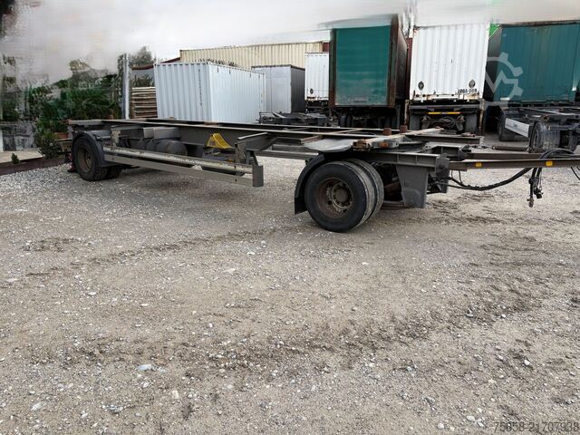 Swap chassis trailer x BDF Lafette Verzinkt HU 01/27 Zwilling