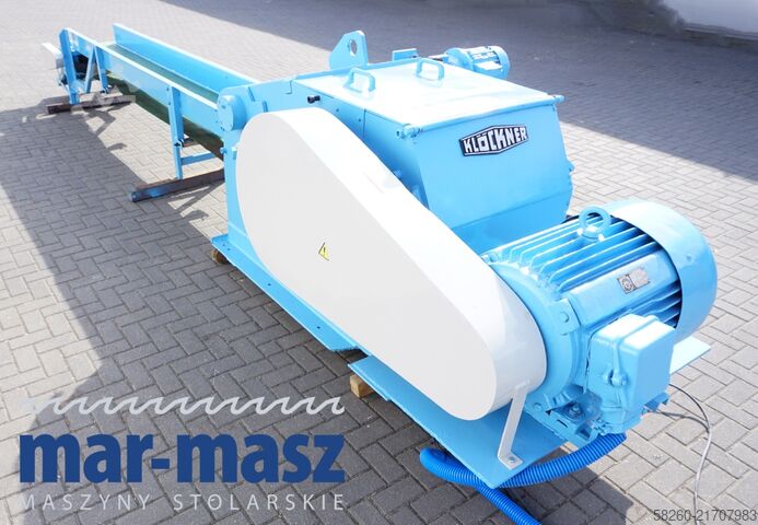 Holzhacker Schredder KLOCKNER 180x500L-2WV 