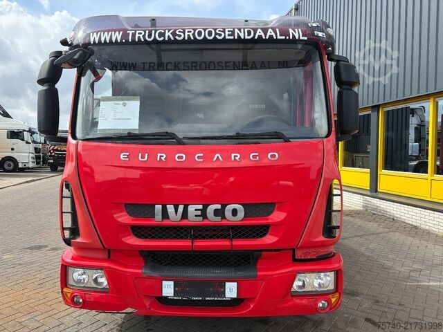 Curtain sided Iveco EUROCARGO 90E18 + EURO 5 + LOW KM + 3 STOELEN