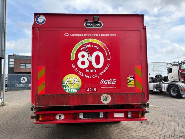 Curtain sided Iveco EUROCARGO 90E18 + EURO 5 + LOW KM + 3 STOELEN