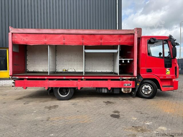 Curtain sided Iveco EUROCARGO 90E18 + EURO 5 + LOW KM + 3 STOELEN