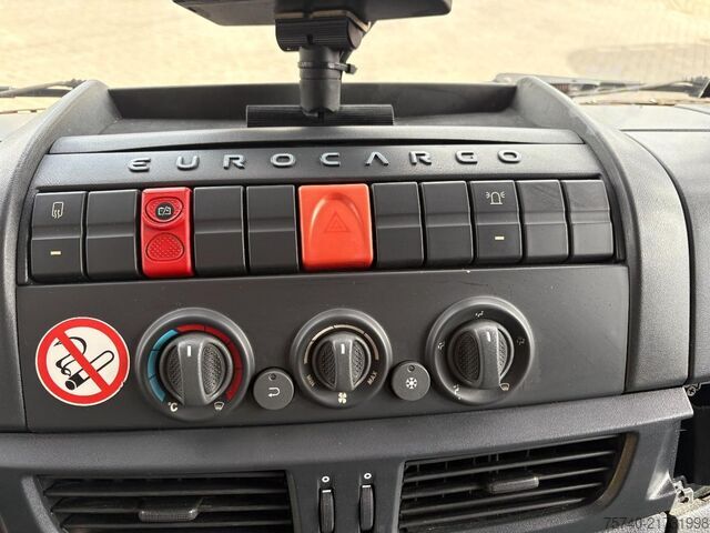 Curtain sided Iveco EUROCARGO 90E18 + EURO 5 + LOW KM + 3 STOELEN