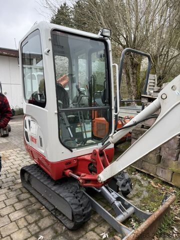 Mini excavator TAKEUCHI TB 216 Minibagger Löffel nur 731h