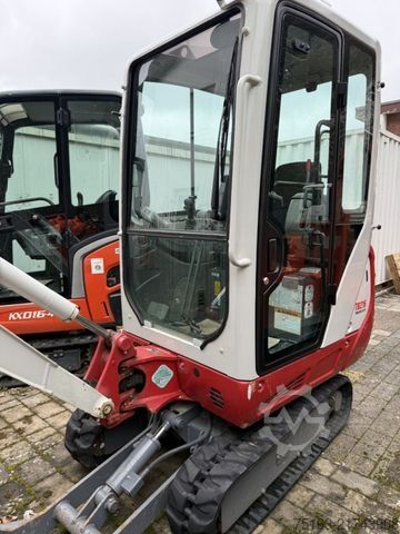 Mini excavator TAKEUCHI TB 216 Minibagger Löffel nur 731h