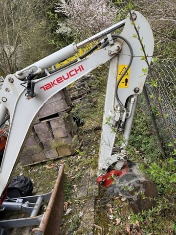 Mini excavator TAKEUCHI TB 216 Minibagger Löffel nur 731h