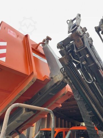 Roll-off tipper truck MERCEDES-BENZ Arocs 2643 L 6x4 Abrollkipper mit Kran Funk+Grei