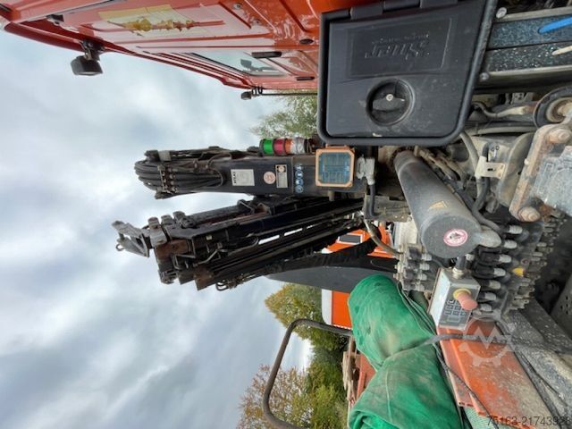 Truck mounted crane MERCEDES-BENZ Arocs 2643 L 6x4 Abrollkipper mit Kran Funk+Grei