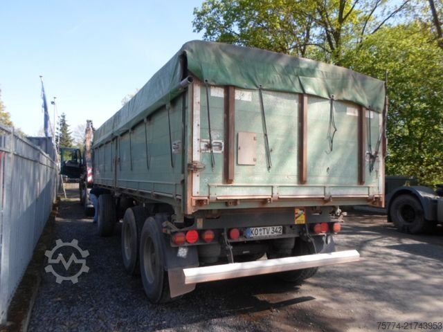 Three-way tipper trailer KEMPF ALU GETREIDEKIPPER/ ca. 25 m3