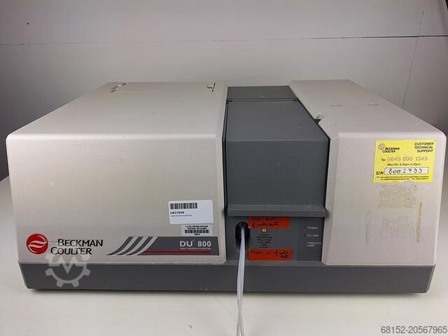 Beckman Coulter DU 800 UV-Vis Spectrophotometer Beckman Coulter DU 800