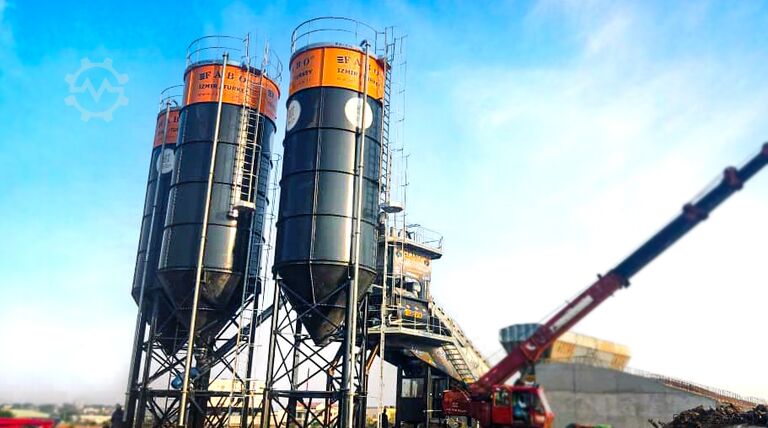 Concrete mixing plant / concrete plant FABO Concrete Batching Plant 160 m3 Compact Concrete Batching Plant
