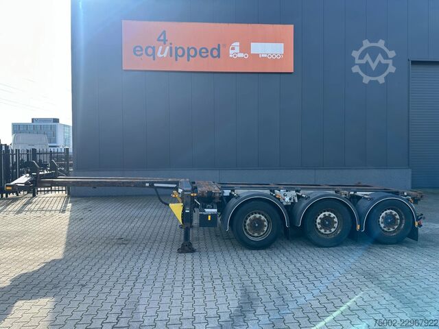 Container transportation D-TEC FLEXITRAILER TRACTION / ADR / SAF + discbrakes ...