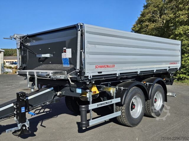 Three-way tipper trailer Schwarzmüller Tadnem-Kippanhänger Plane, Zurrringe