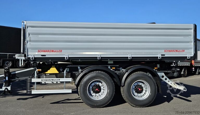 Three-way tipper trailer Schwarzmüller Tadnem-Kippanhänger Plane, Zurrringe