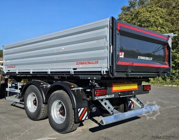 Three-way tipper trailer Schwarzmüller Tadnem-Kippanhänger Plane, Zurrringe