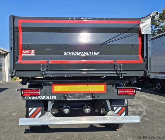 Three-way tipper trailer Schwarzmüller Tadnem-Kippanhänger Plane, Zurrringe