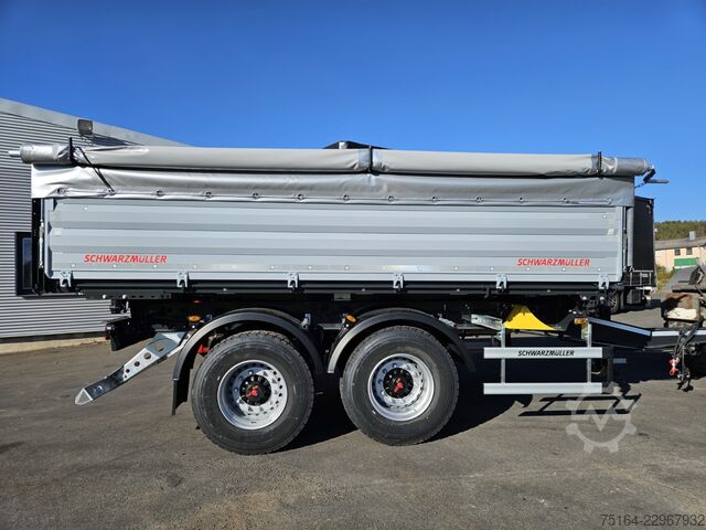 Three-way tipper trailer Schwarzmüller Tadnem-Kippanhänger Plane, Zurrringe