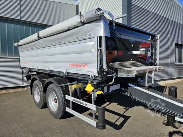 Three-way tipper trailer Schwarzmüller Tadnem-Kippanhänger Plane, Zurrringe