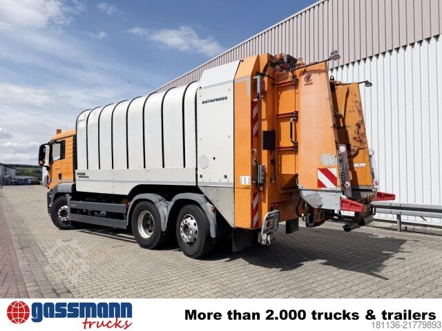 Garbage truck MAN TGS 26.360 6x2-4 LL, Retarder, Lift-/Lenk, FAUN
