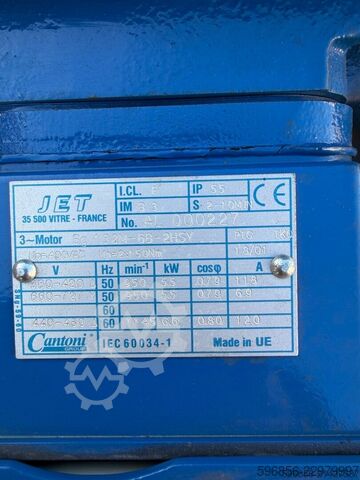 5.5 kW 400V electric motor with DC electromagnetic brake 150 Nm Silnik elektryczny 5.5 kW 400V hamulcem elektromagnetycznym DC 150 Nm