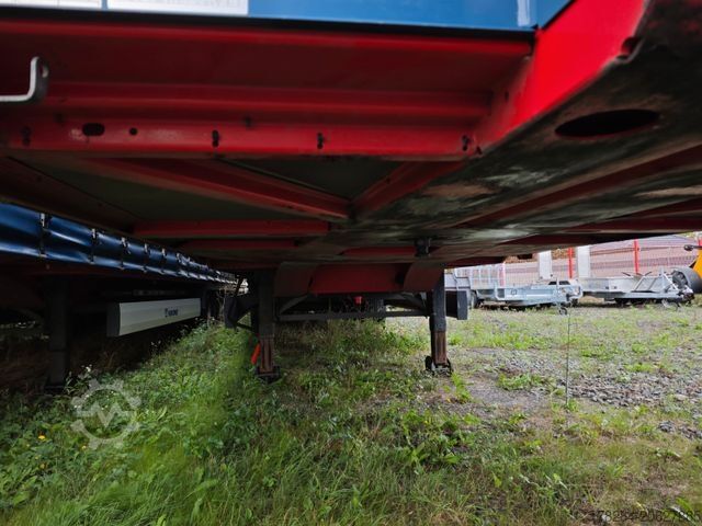 Open semitrailer with tarp KRONE Mega Lang LKW SAF-Achsen Hubdach  Multilock