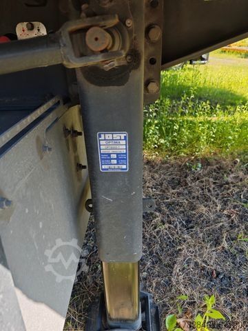 Open semitrailer with tarp SCHWARZMÜLLER POWER LINE  SAF  1. und 3. Achslift Ladebordwand