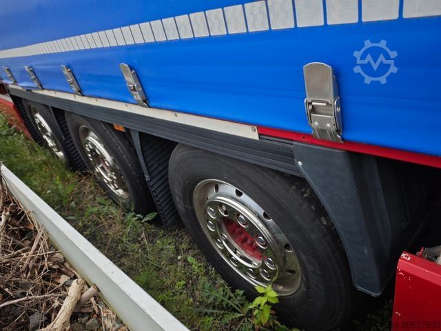 Open semitrailer with tarp KRONE SDP 27 Profi RSAB  2*Lift  Alu  2*Palettenkasten