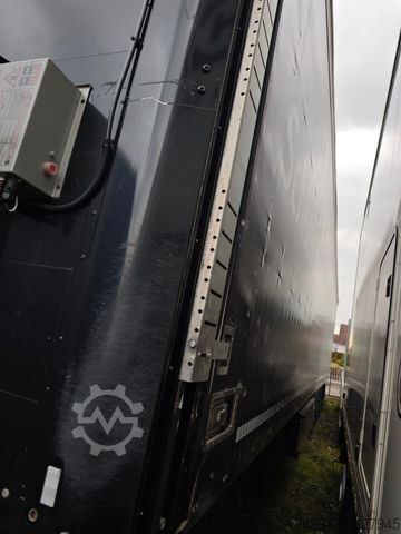 Open semitrailer with tarp KÖGEL S24 SafeServer RSAB Quickslide Liftachs Paletten