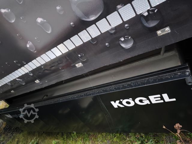 Open semitrailer with tarp KÖGEL S24 SafeServer RSAB Quickslide Liftachs Paletten