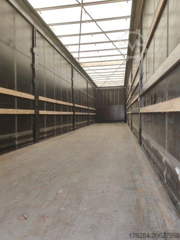Open semitrailer with tarp KRONE Mega Liner SZP 18 Edscha, hydraulisches Hubdach