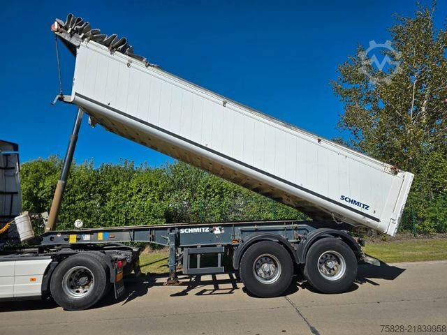 Tipper semitrailer SCHMITZ CARGOBULL SKI 22 / Blatt gefedert