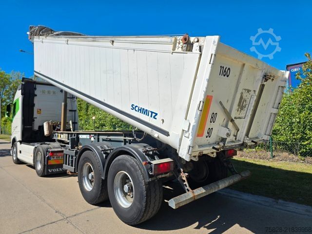 Tipper semitrailer SCHMITZ CARGOBULL SKI 22 / Blatt gefedert