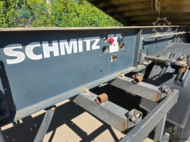 Tipper semitrailer SCHMITZ CARGOBULL SKI 22 / Blatt gefedert