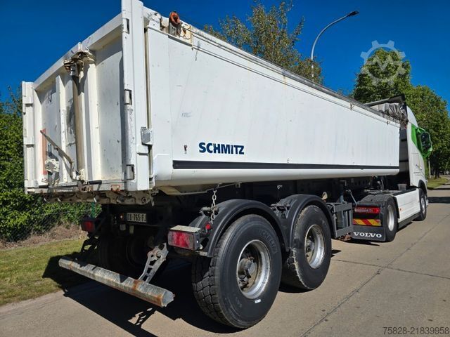 Tipper semitrailer SCHMITZ CARGOBULL SKI 22 / Blatt gefedert