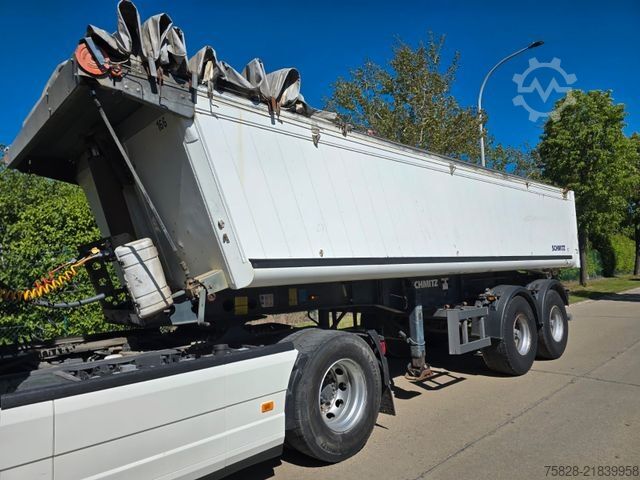 Tipper semitrailer SCHMITZ CARGOBULL SKI 22 / Blatt gefedert