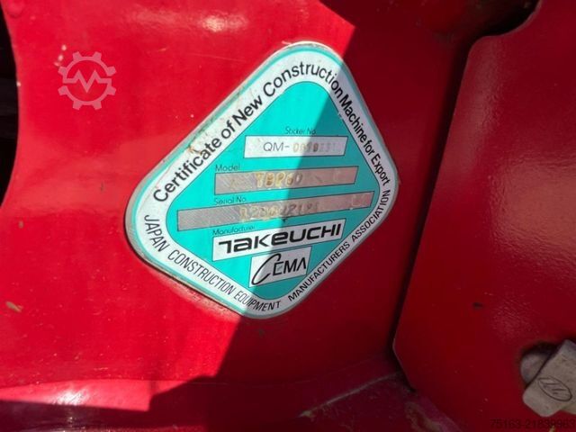 Mini excavator TAKEUCHI TB 260 Minibagger Powertilt+Löffel nur 1957h