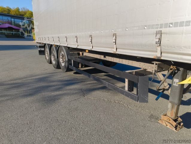 Open semitrailer with tarp SCHMITZ CARGOBULL SCS 24- Lift- Anti Vandalismus- Edscha- Portal