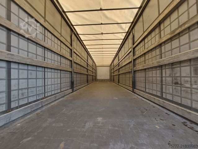 Open semitrailer with tarp SCHMITZ CARGOBULL SCS 24- Lift- Anti Vandalismus- Edscha- Portal
