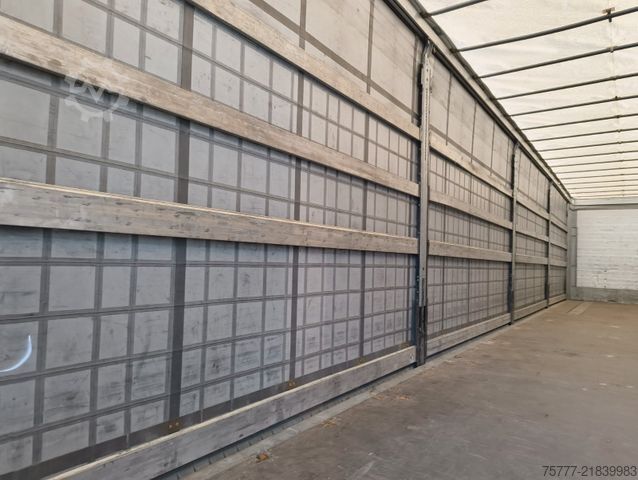 Open semitrailer with tarp SCHMITZ CARGOBULL SCS 24- Lift- Anti Vandalismus- Edscha- Portal