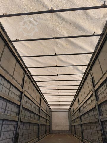 Open semitrailer with tarp SCHMITZ CARGOBULL SCS 24- Lift- Anti Vandalismus- Edscha- Portal