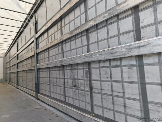 Open semitrailer with tarp SCHMITZ CARGOBULL SCS 24- Lift- Anti Vandalismus- Edscha- Portal