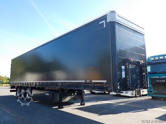 Open semitrailer KÖGEL SN 24 FastSlider/Lift/LASI Getränke/Edscha/ALCOA