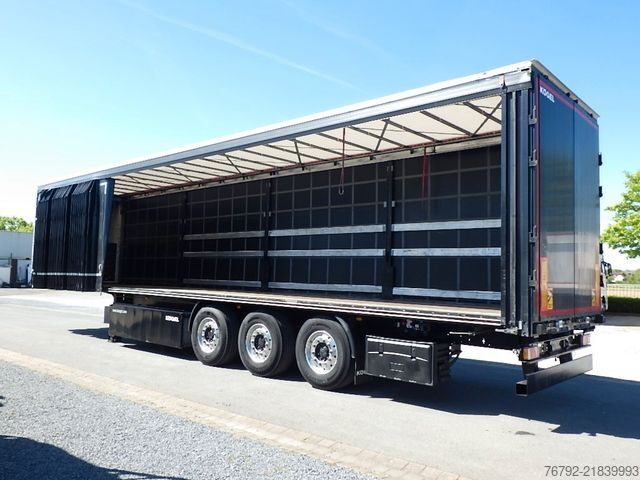 Open semitrailer KÖGEL SN 24 FastSlider/Lift/LASI Getränke/Edscha/ALCOA