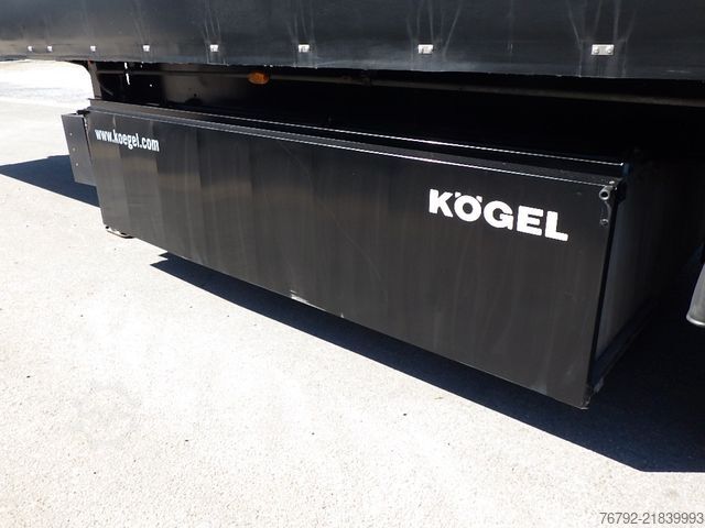Open semitrailer KÖGEL SN 24 FastSlider/Lift/LASI Getränke/Edscha/ALCOA